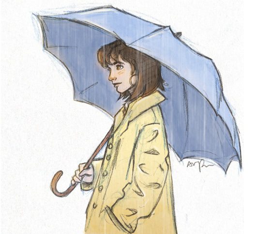Girl with Umbrella